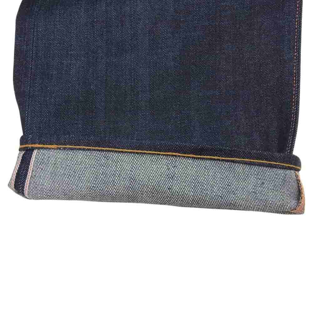 EVISU エヴィス 2001 No2 大黒 ビッグカモメ ペイント デニム パンツ ピンク インディゴブルー系 34×32【中古】