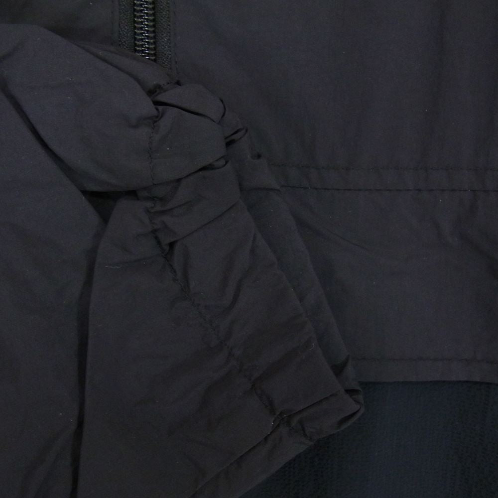 STUSSY ステューシー ナイロン ジップ フーディ ジャケット ブラック系 S【中古】