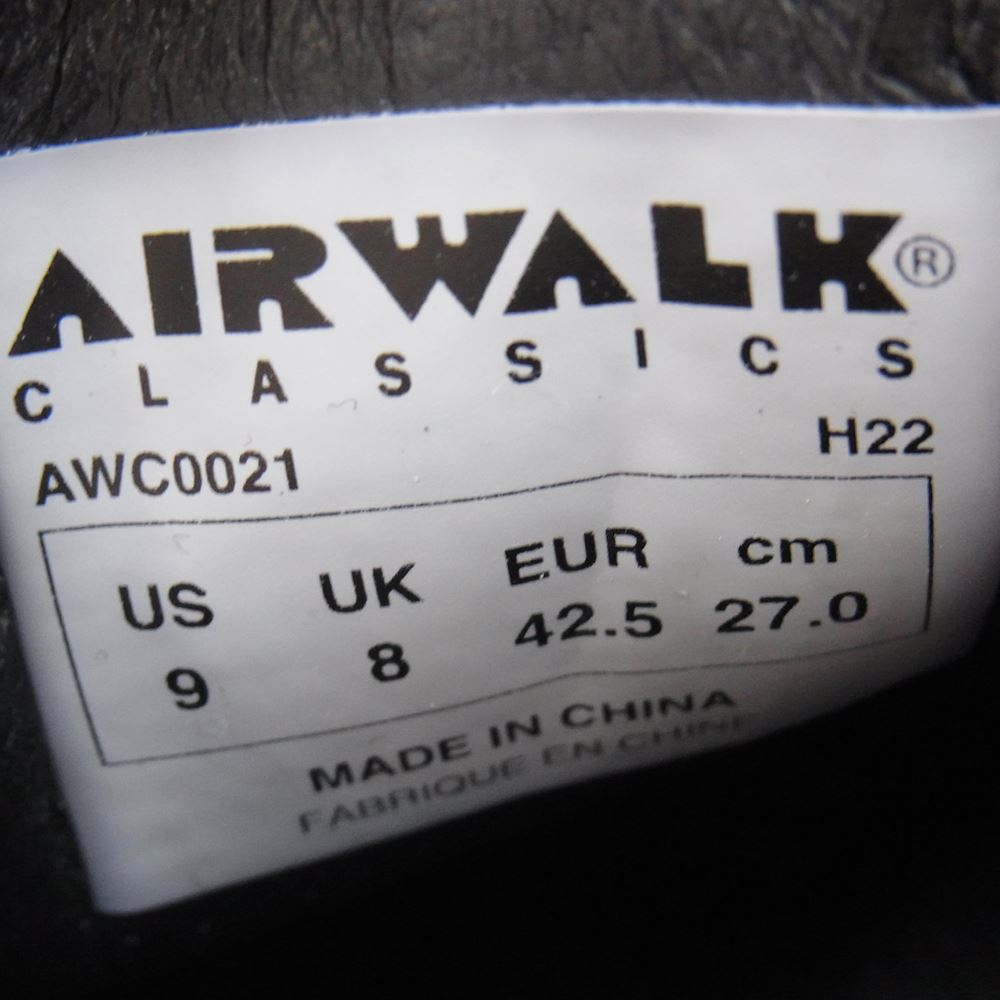 AIRWALK エアウォーク DECKOUT スエード ローファー スニーカー グレー系 US9【中古】