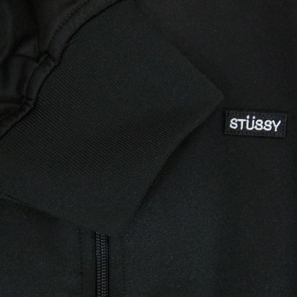 STUSSY ステューシー 115414 Textured Rib Track テクスチャード リブ ジャージ トラック ジャケット ブラック系 M【中古】