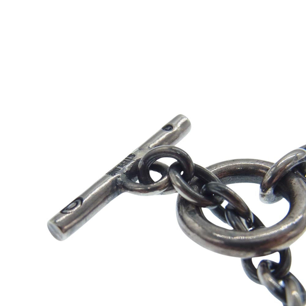 GABOR ガボール 4.7mmChain 1/8 Classic T-bar Necklace Tバー ネックレス チェーン ネックレス シルバー系【中古】