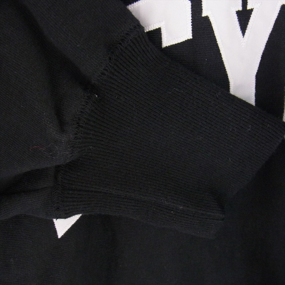 UNDERCOVER アンダーカバー 22AW UC2B4801-3 SWEAT PSYCHO サテンロゴパッチ サイコ スウェット トレーナー ブラック系 ホワイト系 2【中古】