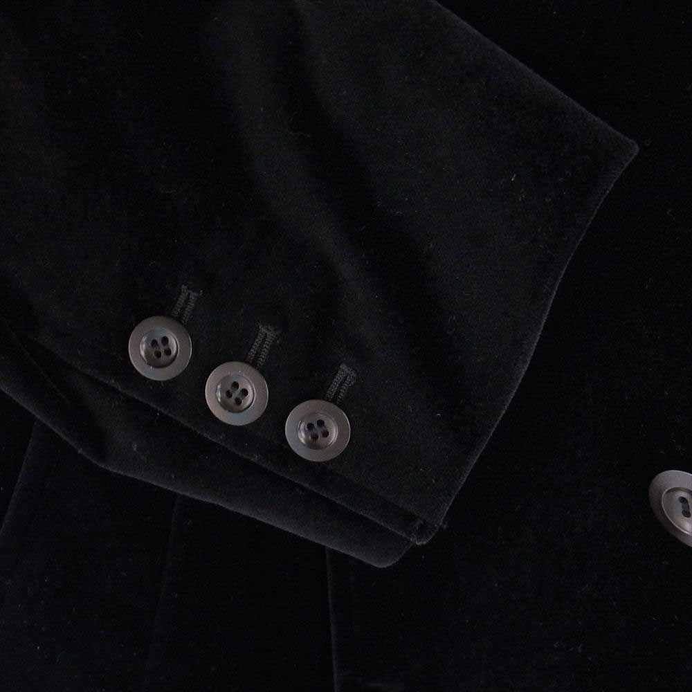 Paul Smith ポール・スミス ショートトレンチ ベロア Pコート ブラック系 L【中古】
