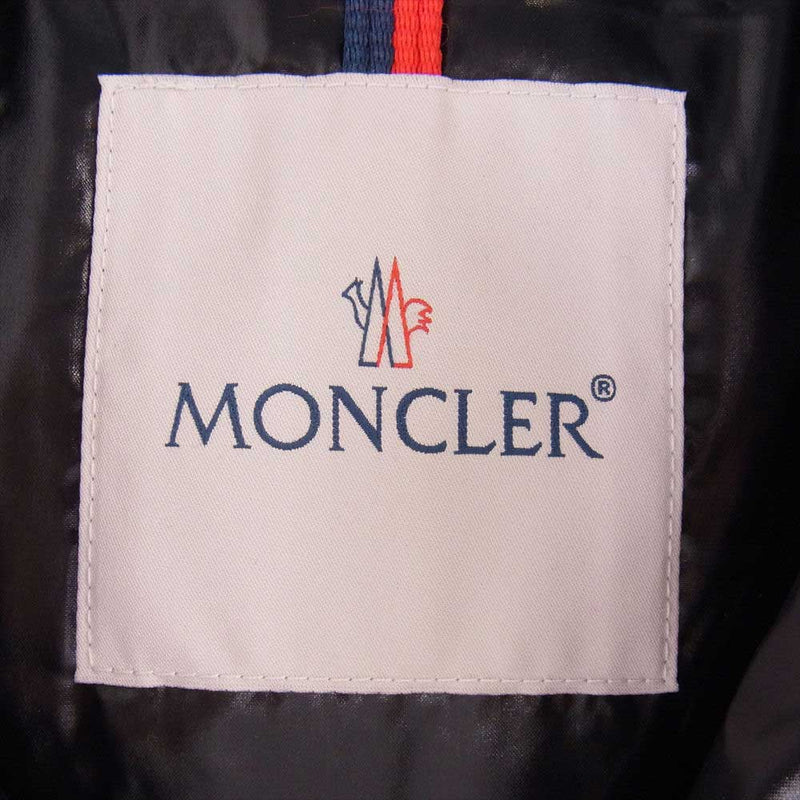 MONCLER モンクレール E20914337205　 国内正規品 BANKER バンカー ダウン ベスト ブラック系 1【美品】【中古】