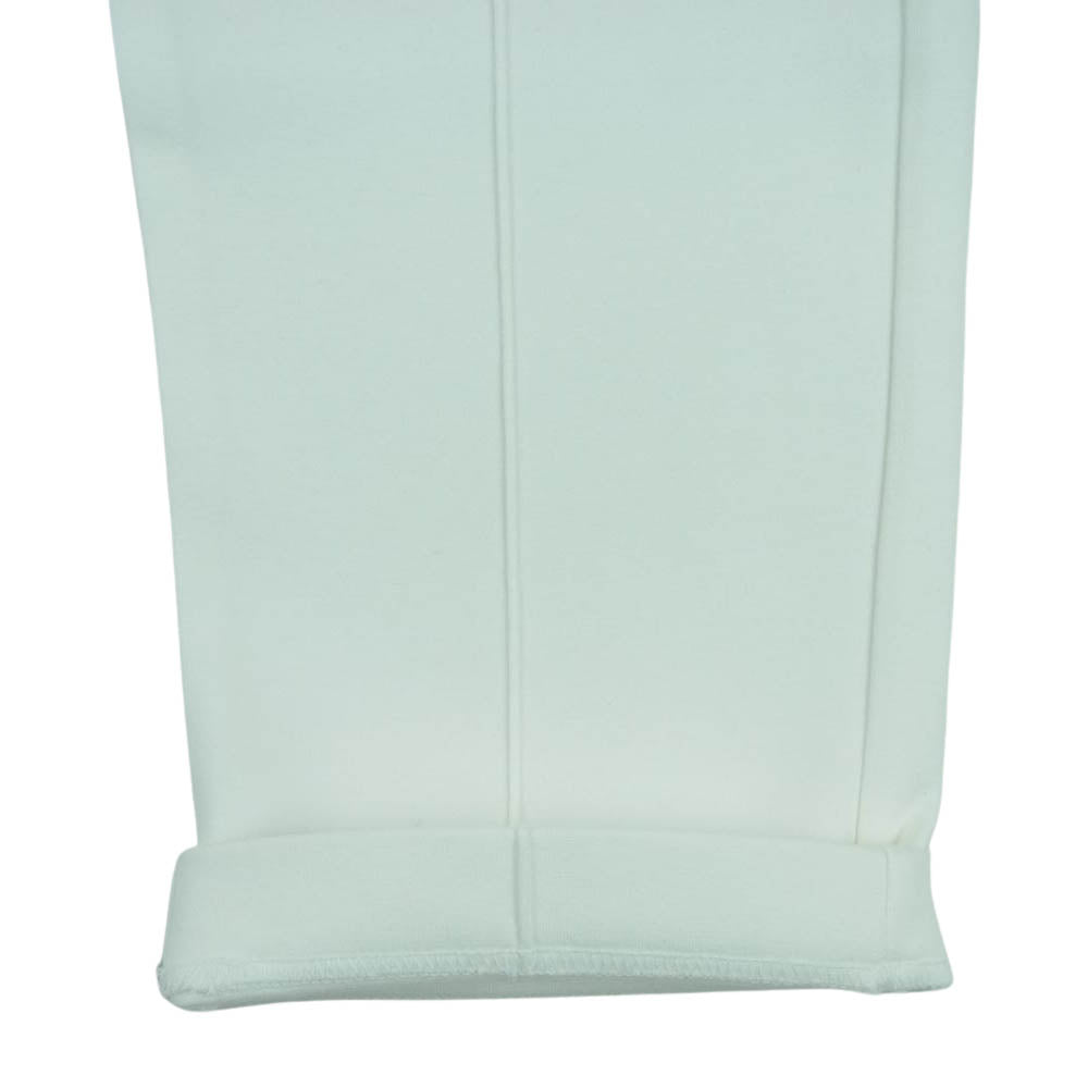 1piu1uguale3 ウノピュウノウグァーレトレ usb-22099w RELAX リラックス ポンチジャージ素材 グラデーションロゴ スウェット スラックス パンツ ホワイト系 L【美品】【中古】