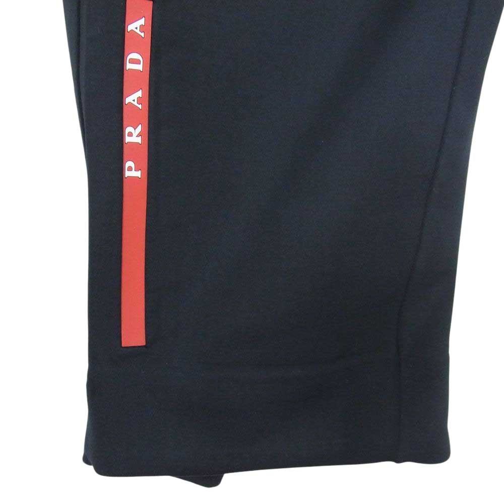PRADA プラダ SJP305 リサイクル ダブルテクニカル ジャージー ジョガー パンツ ブラック系 L【中古】
