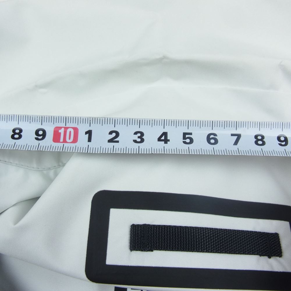 PRADA プラダ 21AW LR-LX071 BEYOND THE LINE リサイクル テクニカル 止水ジップ シェル ジャケット ホワイト系 M【中古】