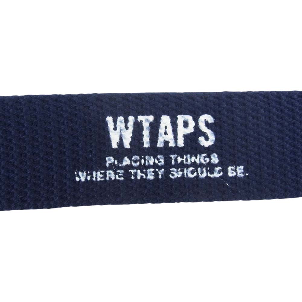 WTAPS ダブルタップス GIB BELT ガチャ ベルト ネイビー系【中古】