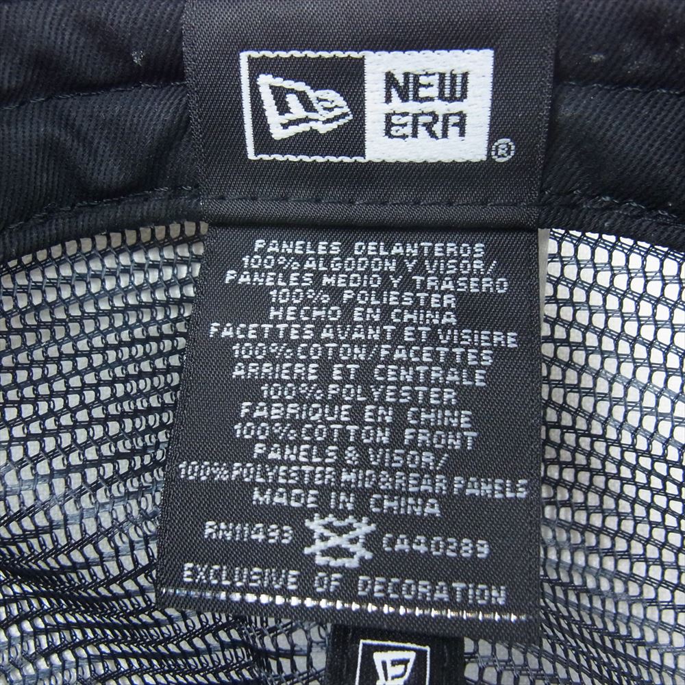 FRAGMENT DESIGN フラグメントデザイン ロゴ ワッペン メッシュ トラッカー キャップ ネイビー系【中古】