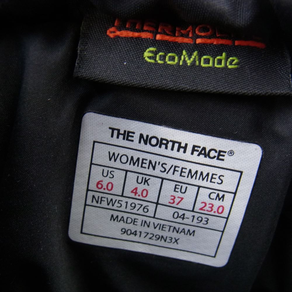 THE NORTH FACE ノースフェイス Nuptse Bootie ヌプシ ブーティー ウィンターブーツ スノーブーツ ブラック系 23cm【中古】