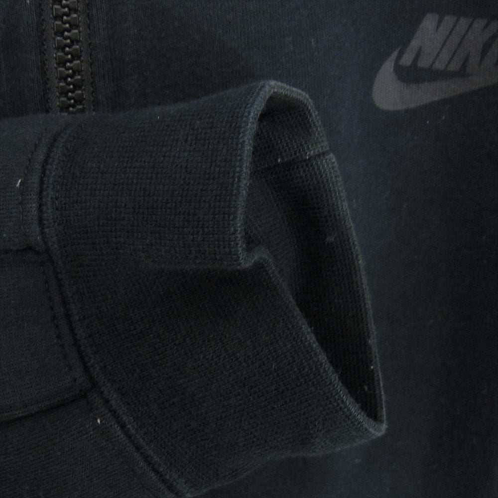 NIKE ナイキ 614378-010 テックフリース トラック ジャケット ロゴ ジップアップ インディゴブルー系 L【中古】