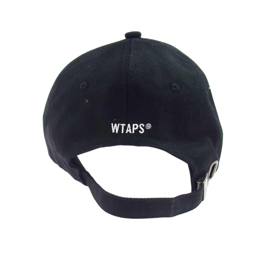 WTAPS ダブルタップス 21AW 212HCDT-HT08 T-6L 01 刺繍 6パネル キャップ 帽子 ブラック系 X00【中古】