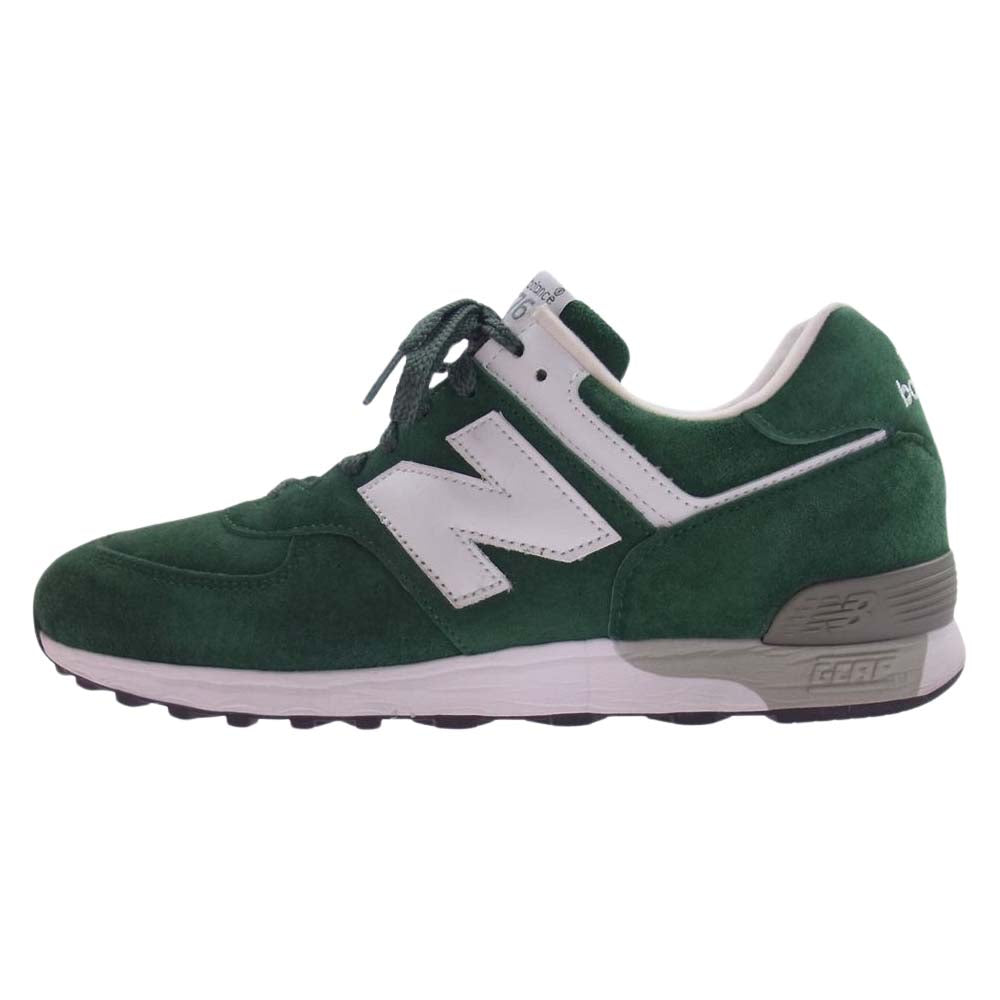 NEW BALANCE ニューバランス スニーカー M576GG MADE IN ENGLAND 英国製 オールピッグスキンスエード ローカット スニーカー グリーン系 26cm【美品】【中古】 NEW BALANCE ニューバランス M576GG MADE IN ENGLAND 英国製 オール