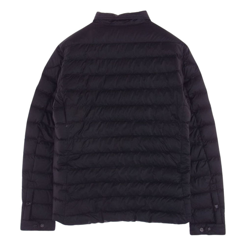 MONCLER モンクレール GREGOIRE ダウン シャツ ジャケット ブラック系 2【中古】