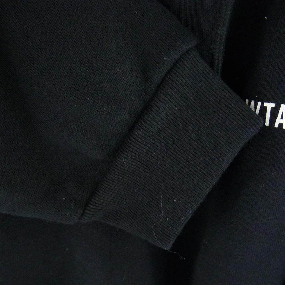 WTAPS ダブルタップス 16AW 162ATDT-CSM08S DESIGN HOODED 03 クロスボーン プルオーバー パーカー フーディー ロゴ ブラック系 M【中古】