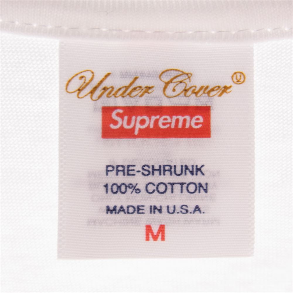 Supreme シュプリーム × UNDERCOVER 23SS Lupin tee アンダーカバー ルパン 半袖 Tシャツ ホワイト系 M【中古】