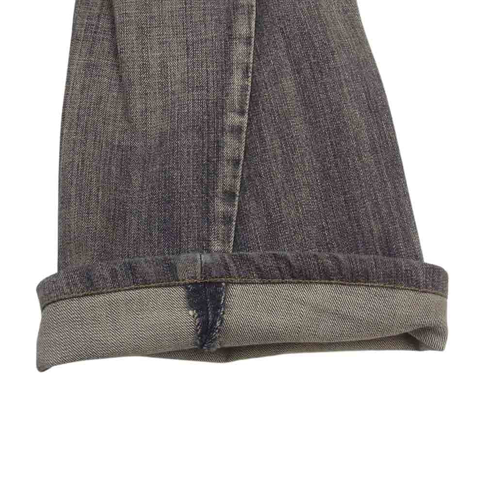 トルネードマート TPT-8602 トライバル刺繍 ブーツカット フレア デニム パンツ ブラック系 L【中古】