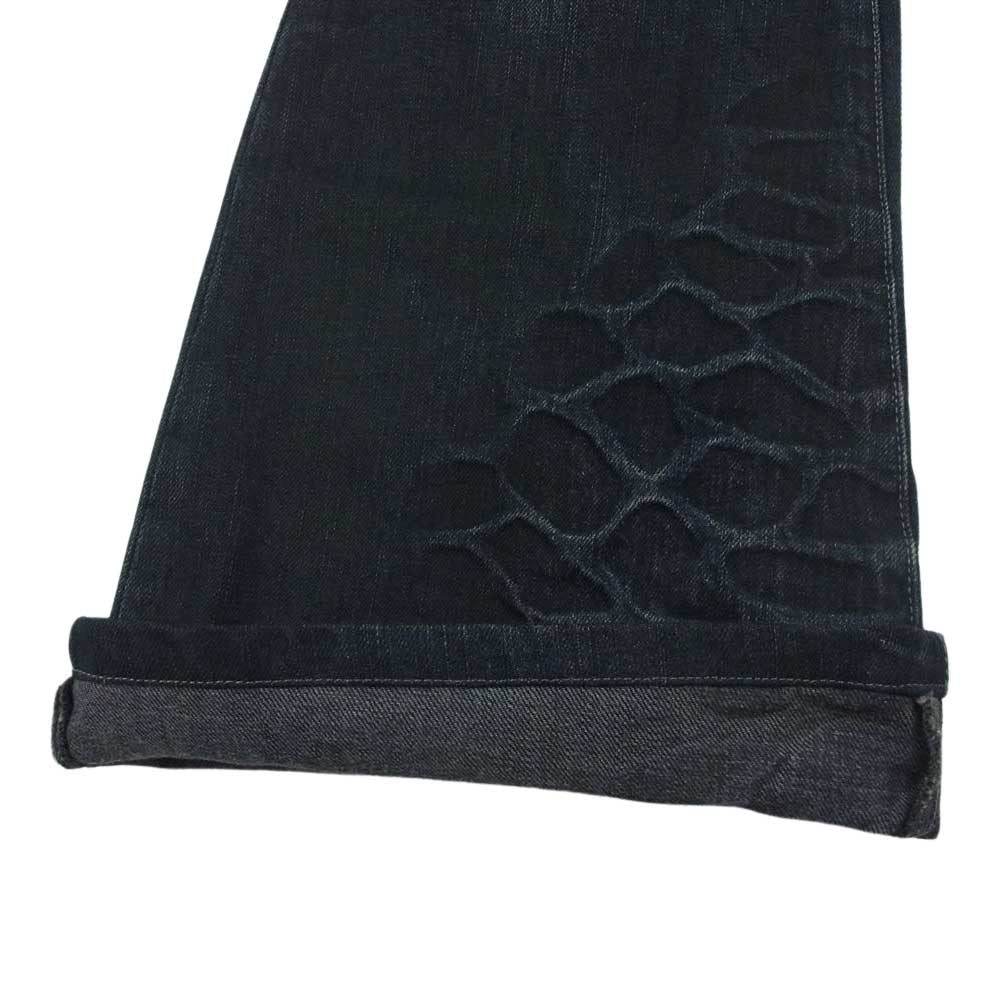 トルネードマート TPT-9226 ボタンフライ ブーツカット フレア デニム パンツ ダークネイビー系 M【中古】