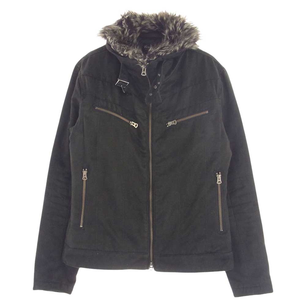 トルネードマート TBL-2505 フェイクファー 裏地キルティング スエード