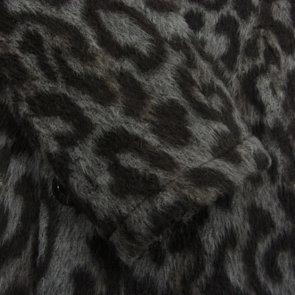 トルネードマート TBL-3504 レオパード ジャギー ボア ウール ジャケット ブラウン系 L【中古】