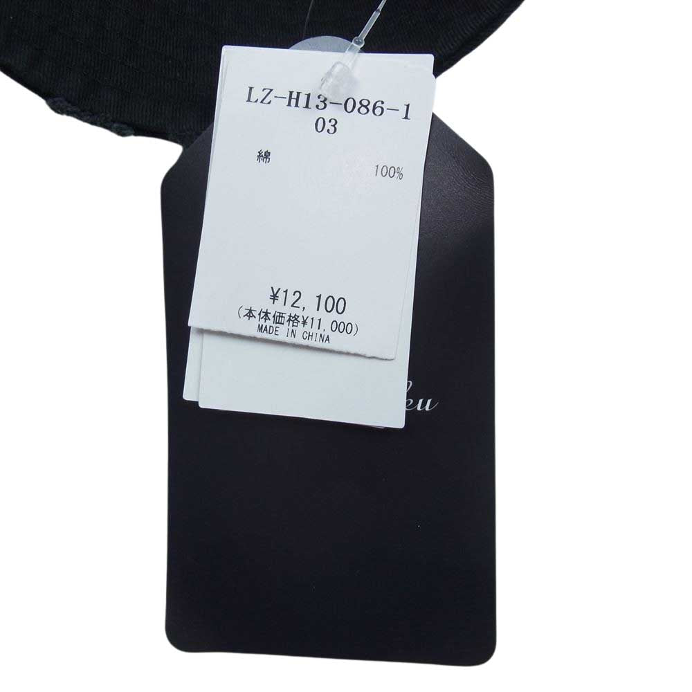 LIMI feu リミフゥ LZ-H13-086-1 NEW ERA ニューエラ ダメージ加工 バケットハット ブラック系 M/L【中古】