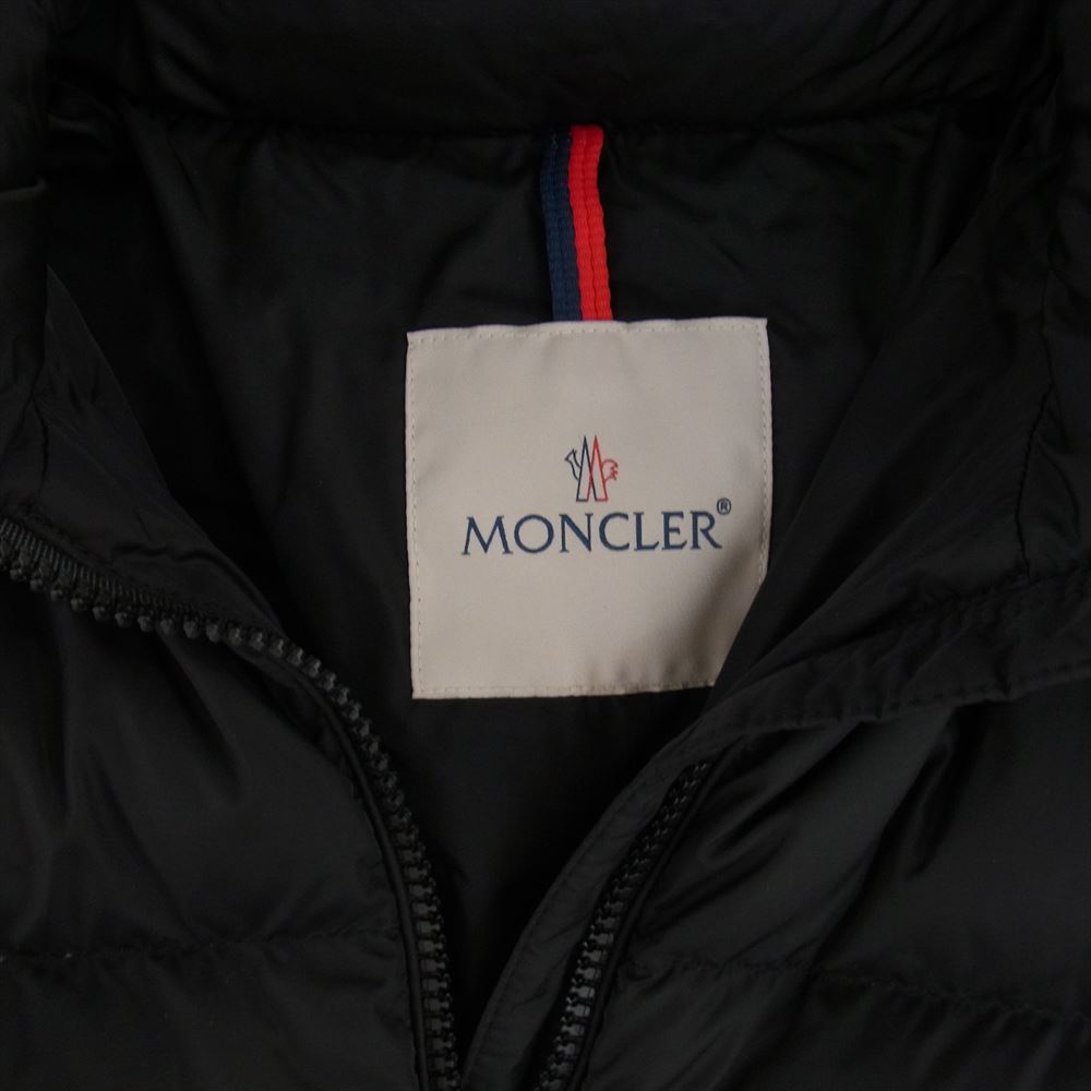 MONCLER モンクレール ABELLE アベル ナイロン ダウン コート ブラック系 14anni164cm【中古】