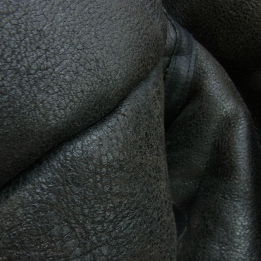 AVIREX アヴィレックス USA製 B-3 ムートン フライト ジャケット ブラック ブラック系 42【中古】