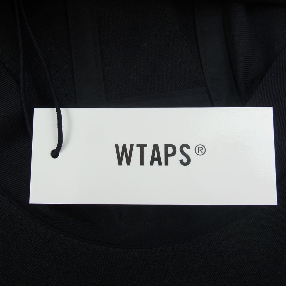 WTAPS ダブルタップス 231HCDT-HT01 WUT ロゴ ポリエステル キャップ ブラック系 00【新古品】【未使用】【中古】