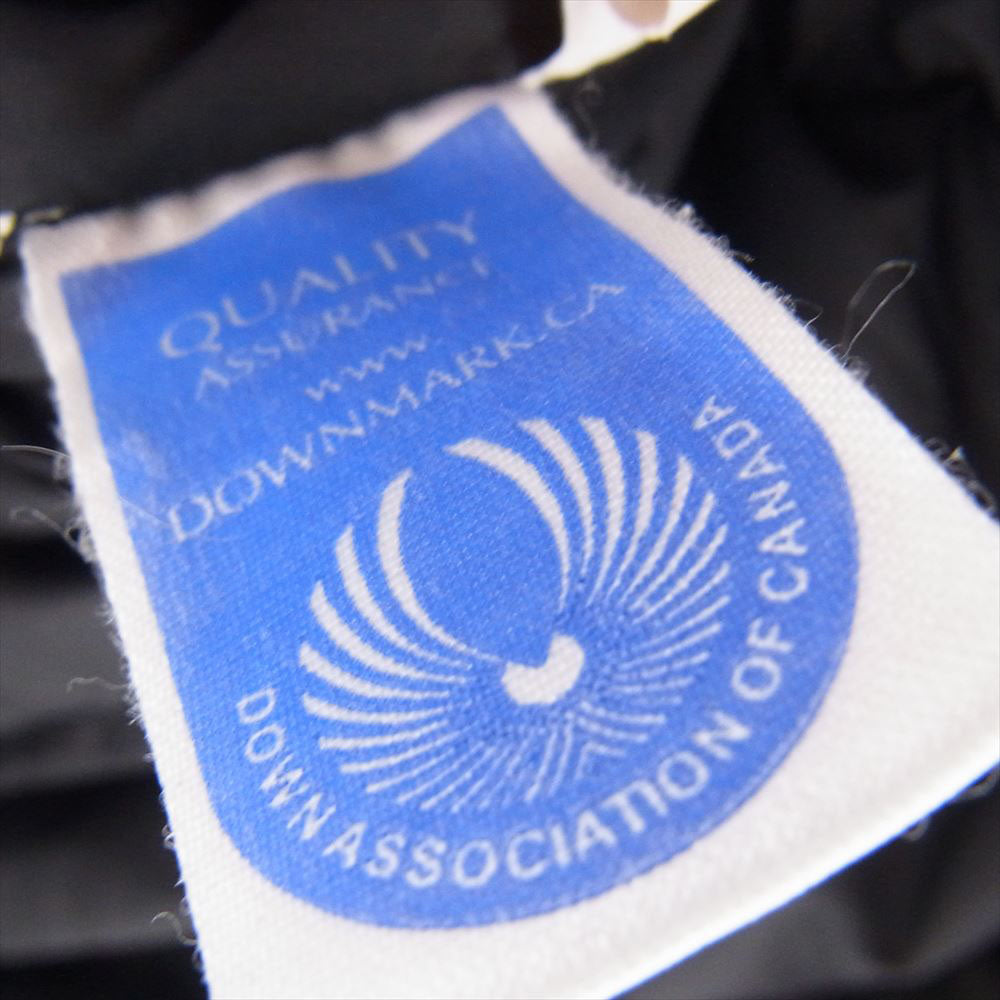 CANADA GOOSE カナダグース 3481JMB R 国内正規品 グリフィン EDIFICE別注 CRESTON クレストン ブラックレーベル ブラックディスク ダウンジャケット ブラック系 XS【中古】