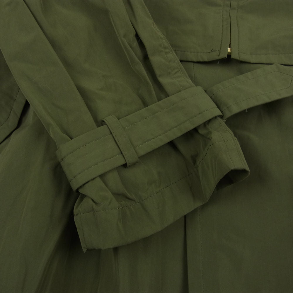 トーガプルラ TP92-FA233 Shape memory polyester coat メモリー ポリエステル トレンチ コート カーキ系 36【中古】
