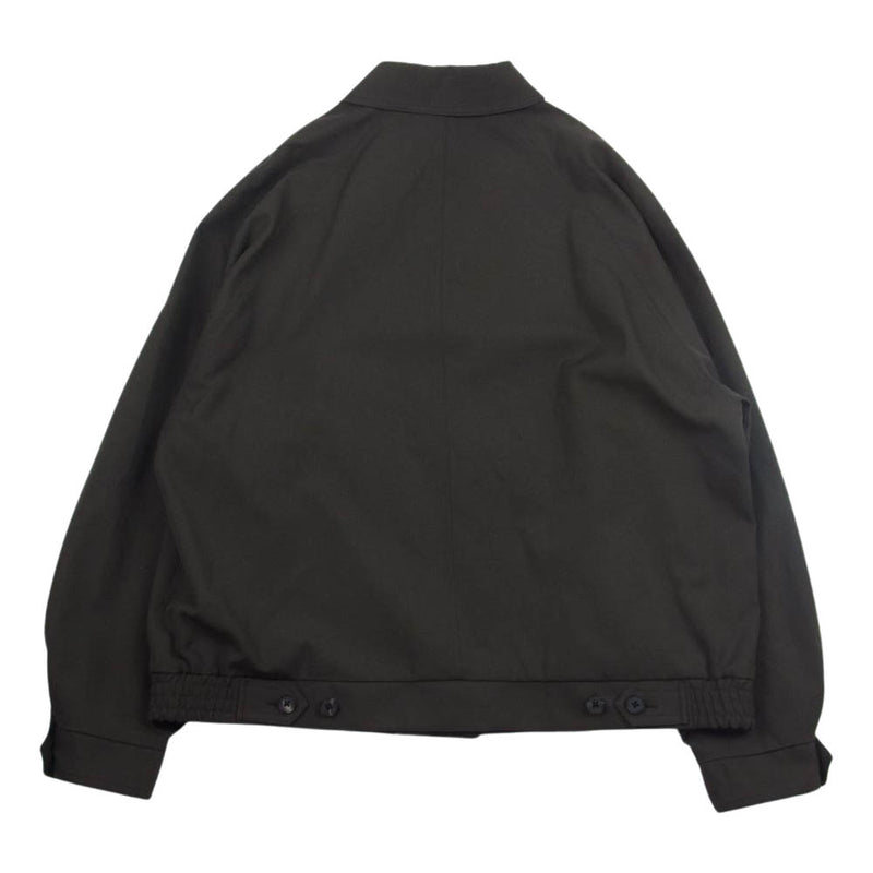 シュタイン 22AW ST426-1 OVERSIZED HARRINGTON ZIP JACKET MILITARY