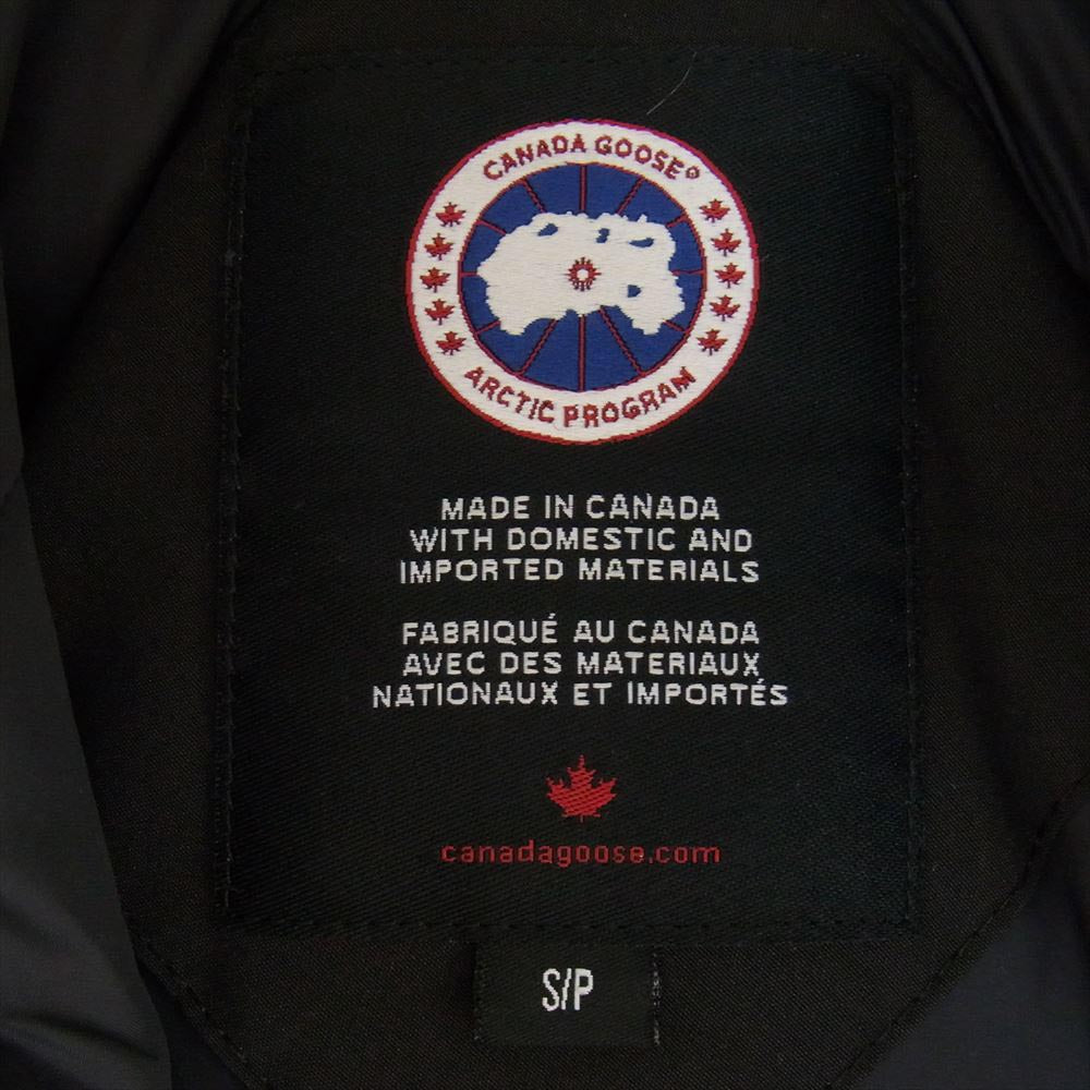 CANADA GOOSE カナダグース 3438JM 国内正規品 サザビータグ Jasper Parka ジャスパー パーカ ダウン ジャケット ブラック系 S【中古】