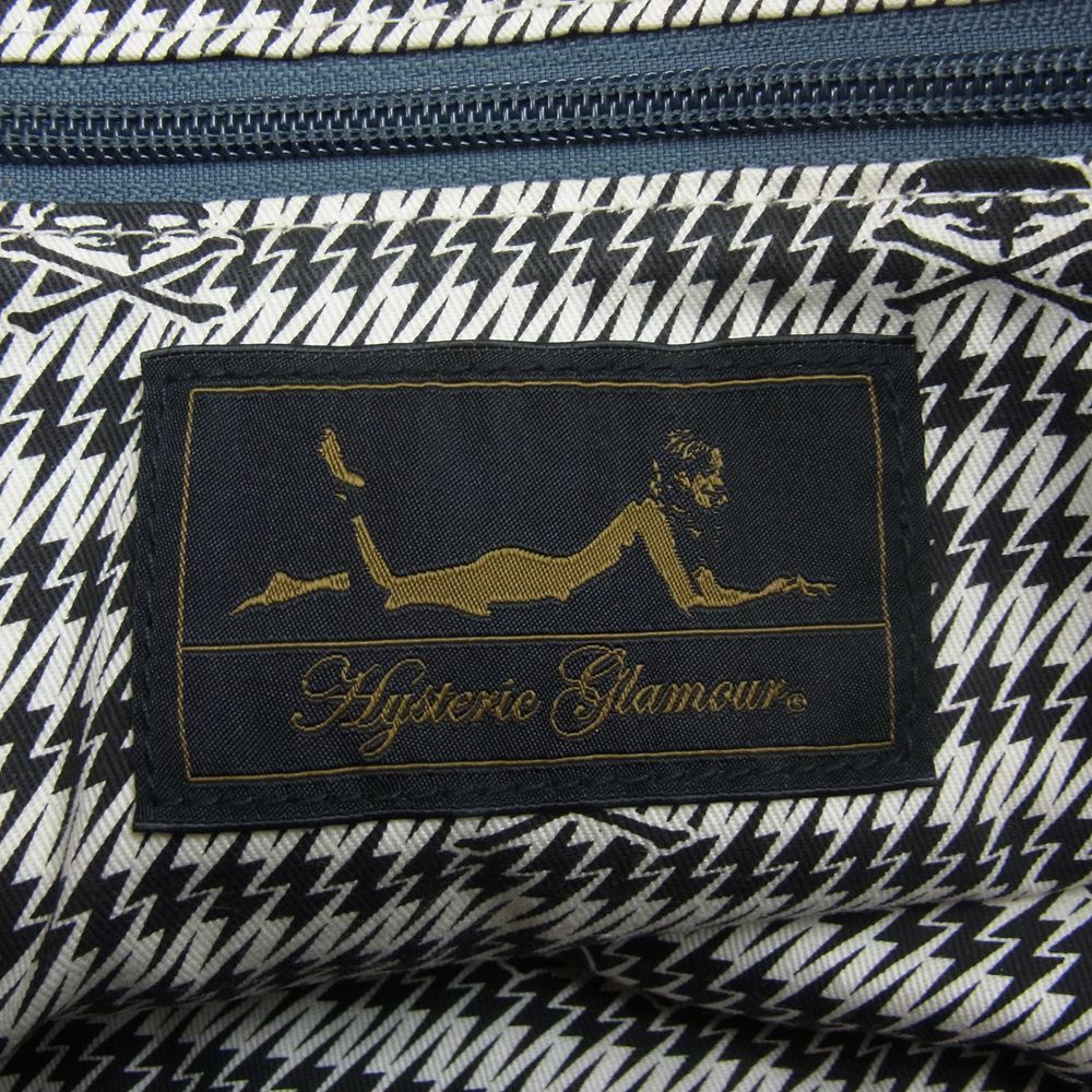 HYSTERIC GLAMOUR ヒステリックグラマー ボストン バッグ ネイビー系【中古】