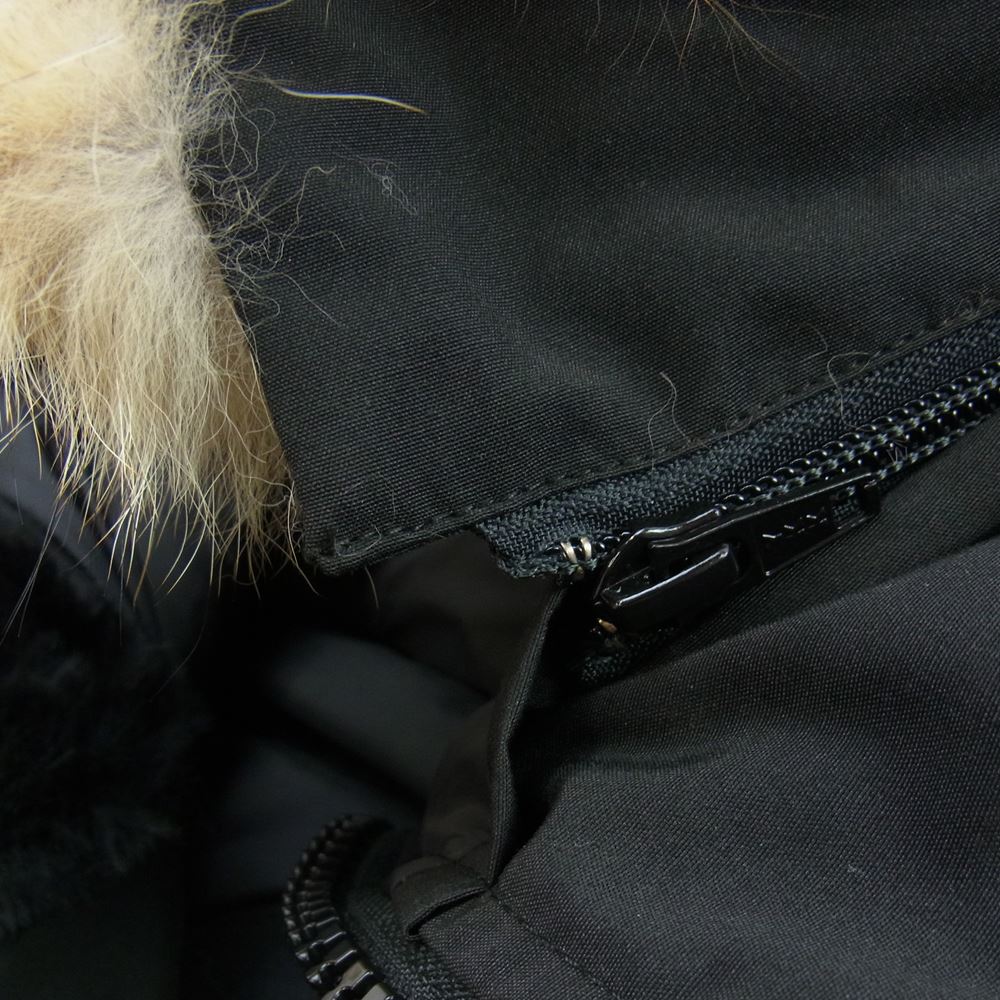CANADA GOOSE カナダグース 3438JM サザビーリーグタグ JASPER PARKA ジャスパーパーカ ファーフード ダウンジャケット ブラック系 S【新古品】【未使用】【中古】