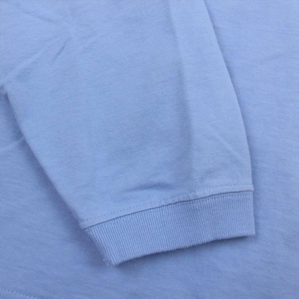 Ron Herman ロンハーマン 3120900164 Wide Crew Neck Long Sleeve Tee ワイド クルーネック ロングスリーブ 長袖 Tシャツ ロンT ブルー系 M【中古】