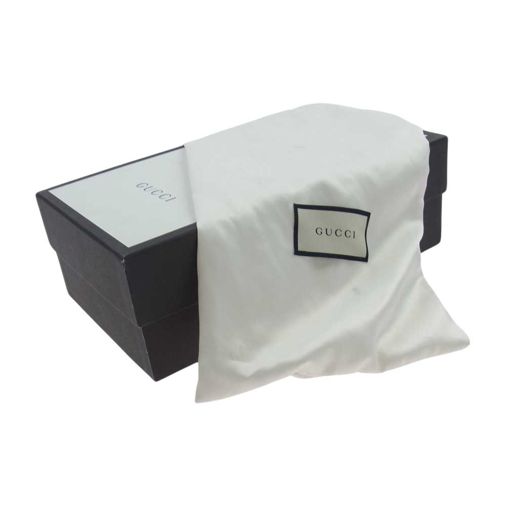 GUCCI グッチ GGマーモント フラワー総柄 ストラップ ヒール パンプス ライトブルー系 36.5【美品】【中古】