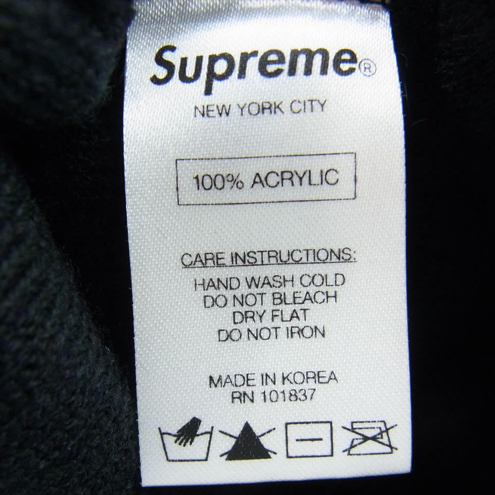 Supreme シュプリーム Big Logo Beanie ビッグ ロゴ ビーニー ニットキャップ 帽子 ブラック系【中古】