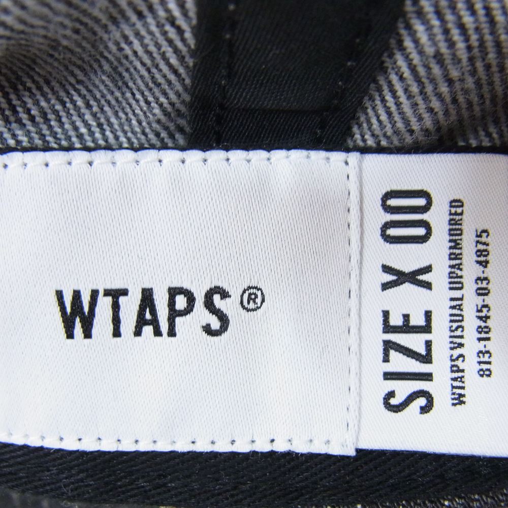 WTAPS ダブルタップス 21SS 211HCDT-HT04 T-6H 01 CAP COTTON DENIM コットン デニム ロゴ キャップ グレー系 00【中古】