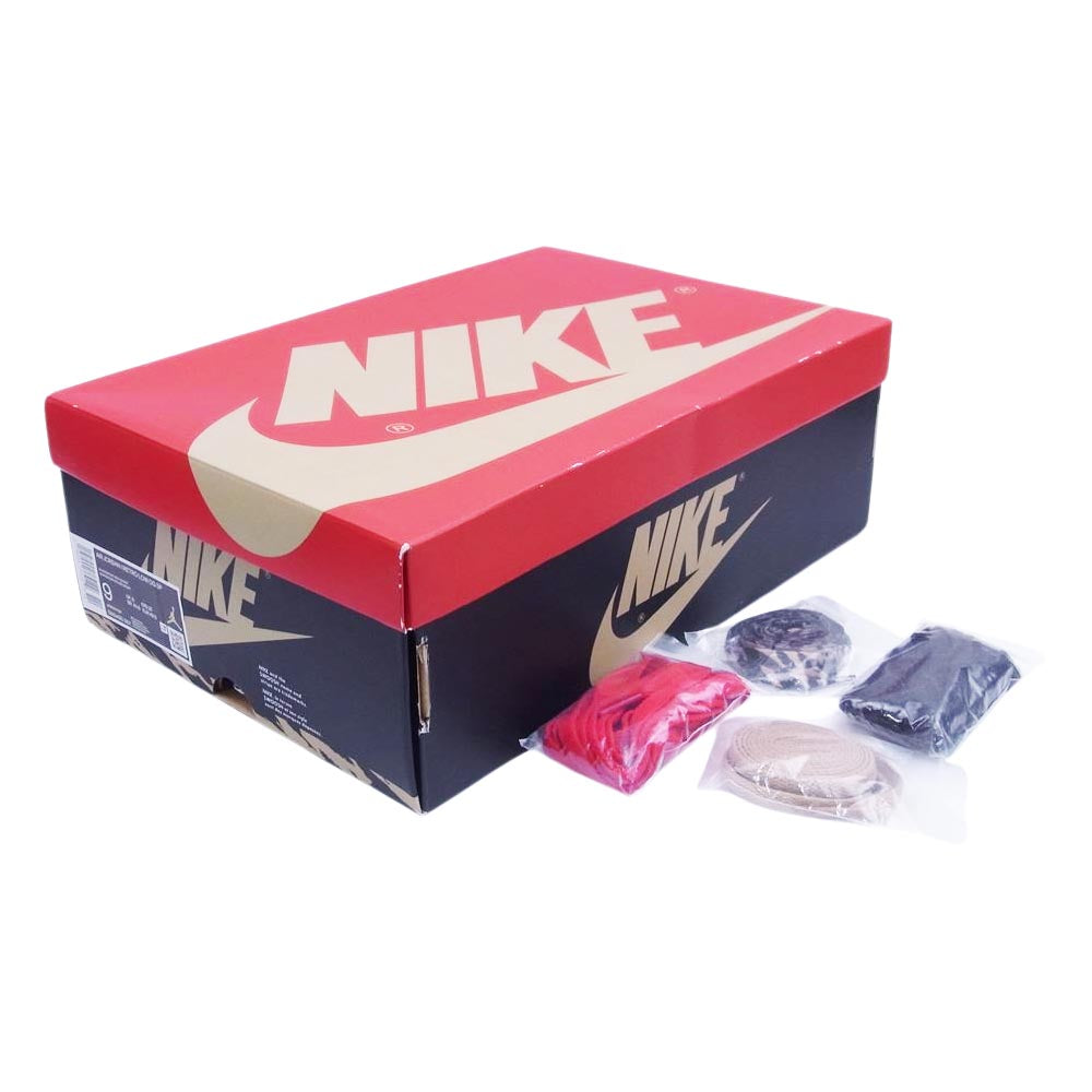 NIKE ナイキ DN3400-001 Sole Fly ソールフライ Air Jordan 1 Low エアジョーダン1 ロー Black and Sport Red ブラック アンド スポーツ レッド スニーカー ブラック系 27cm【美品】【中古】