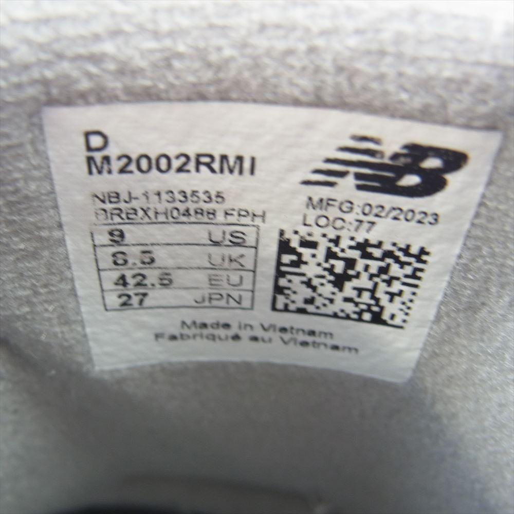 NEW BALANCE ニューバランス M2002RMI ローカット サンダル スニーカー グレー系 27cm【中古】