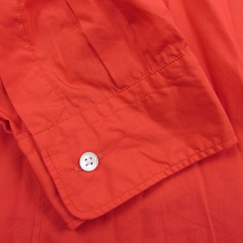 GRAPHPAPER グラフペーパー 23SS GM231-50080C BROAD L/S OVERSIZED REGULAR COLLAR SHIRT ブロード ロングスリーブ オーバーサイズ 長袖 シャツ レッド レッド系 F【中古】