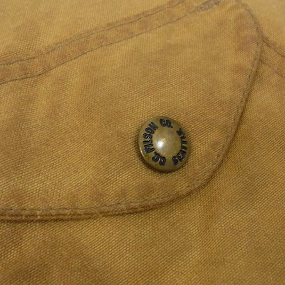 FILSON フィルソン オイルド コットン ハンティング フィッシング ベスト ブラウン系 サイズ表記無【中古】