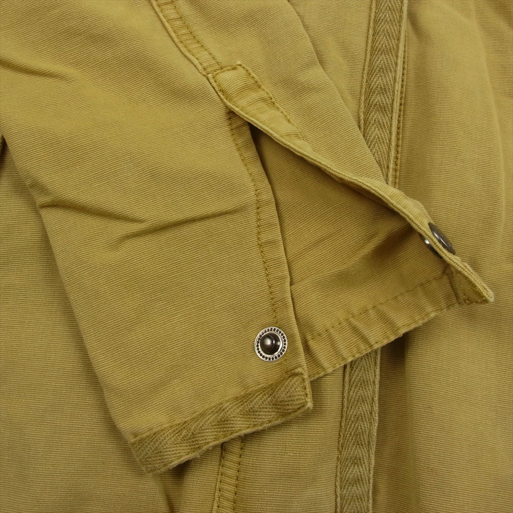 AVIREX アヴィレックス 6206045 M65 フード付き ミリタリー ジャケット イエロー系 M【中古】