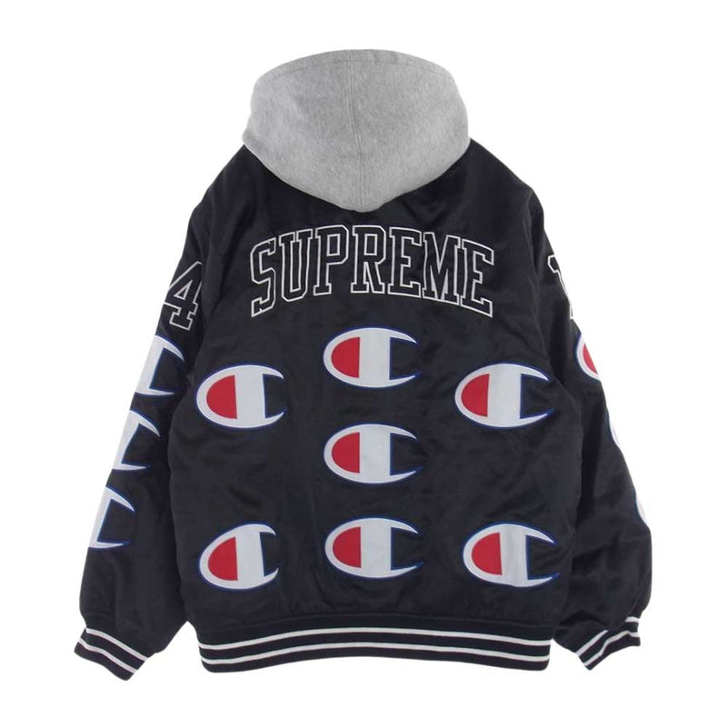 Supreme Champion Hooded Varsity Jacket M