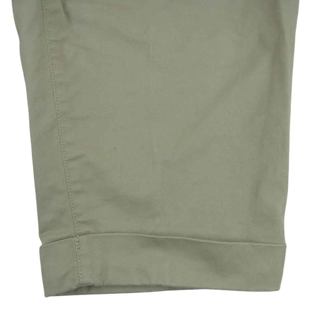 BEAMS ビームス 38-23-0097-874 PLUS プラス 2プリーツ チノ トラウザーズ パンツ 日本製 ベージュ系 M【中古】