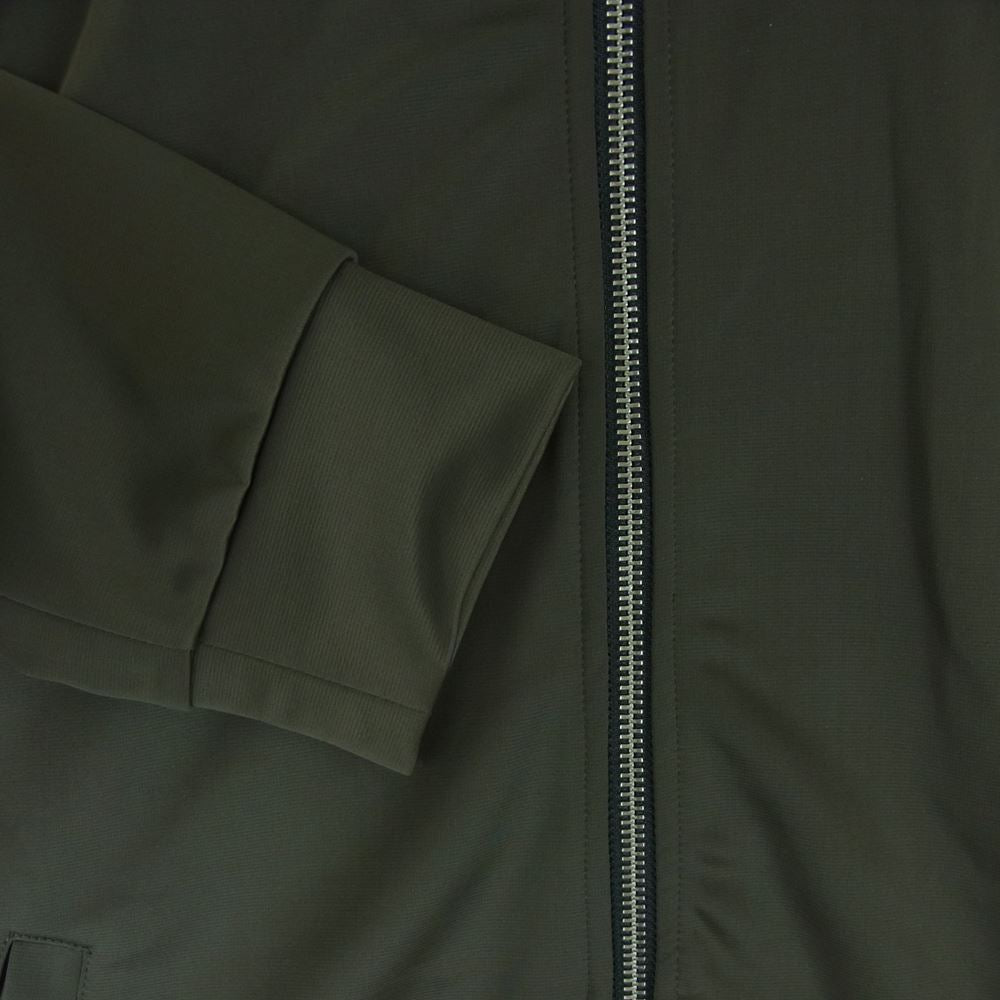 マージン 1914-35 ハイネック ジップアップ フルジップ トラック ジャケット 日本製 グレイッシュカーキ系 48【中古】