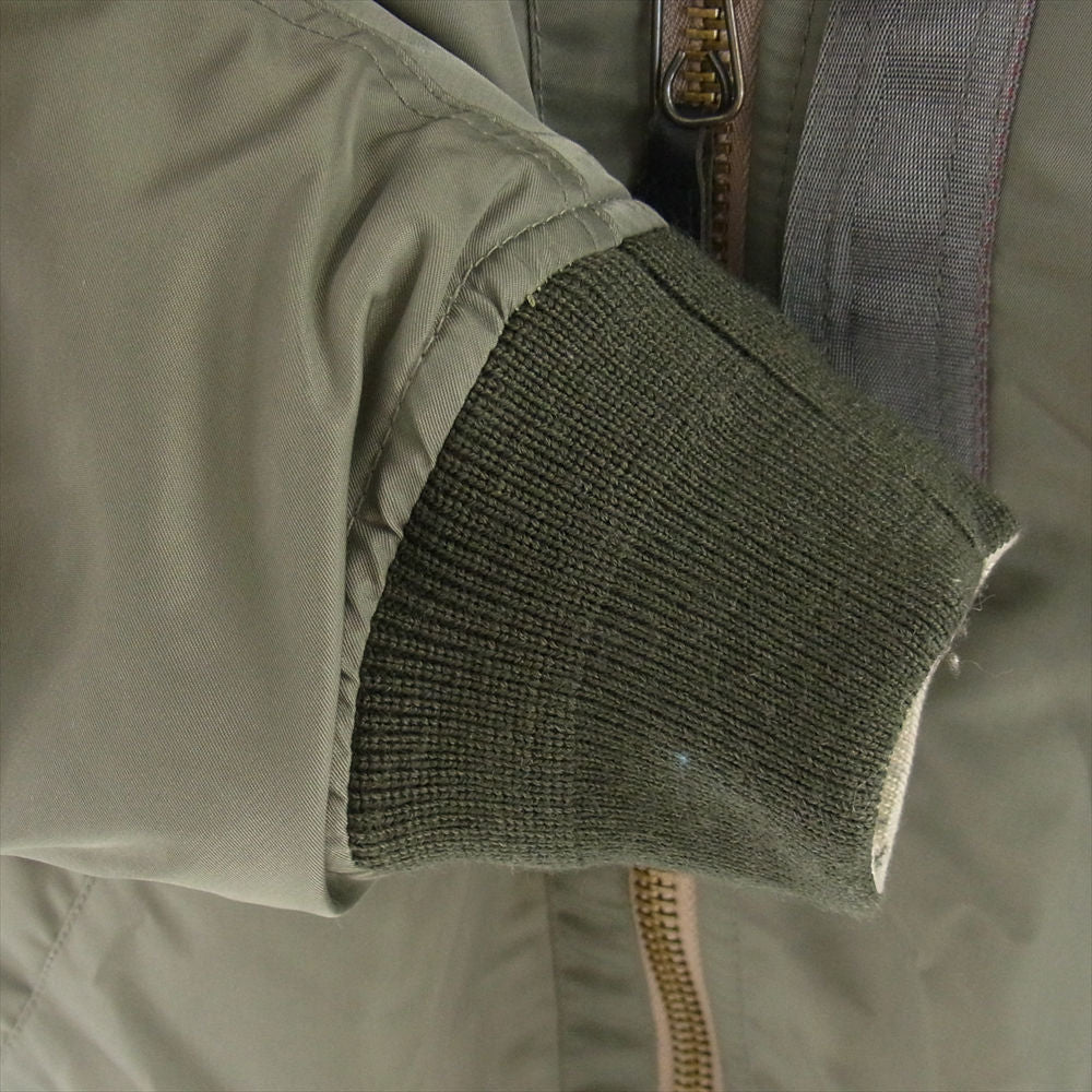 クラネ 11104-041 FRAGMENT フラグメント 藤原ヒロシ MA-1 フライト ボンバー ジャケット ブルゾン カーキ グリーン系 1【中古】