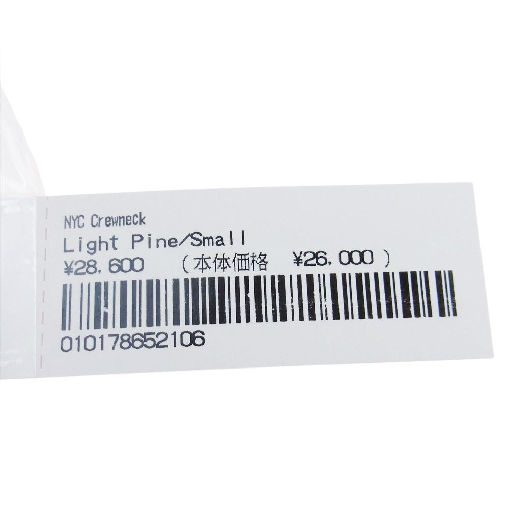 Supreme シュプリーム 23AW NYC Crewneck Light Pine クルーネック ライト パイン スウェット グリーン系 S【新古品】【未使用】【中古】