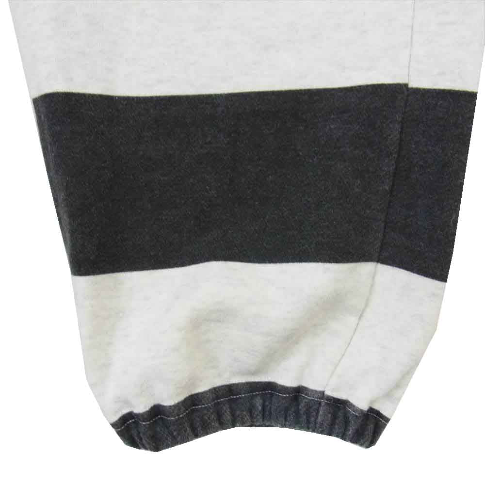 WEIRDO ウィアード 15AW WRD-15-AW-13 囚人 プリズナー ボーダー スウェット パンツ ブラック系 M【中古】