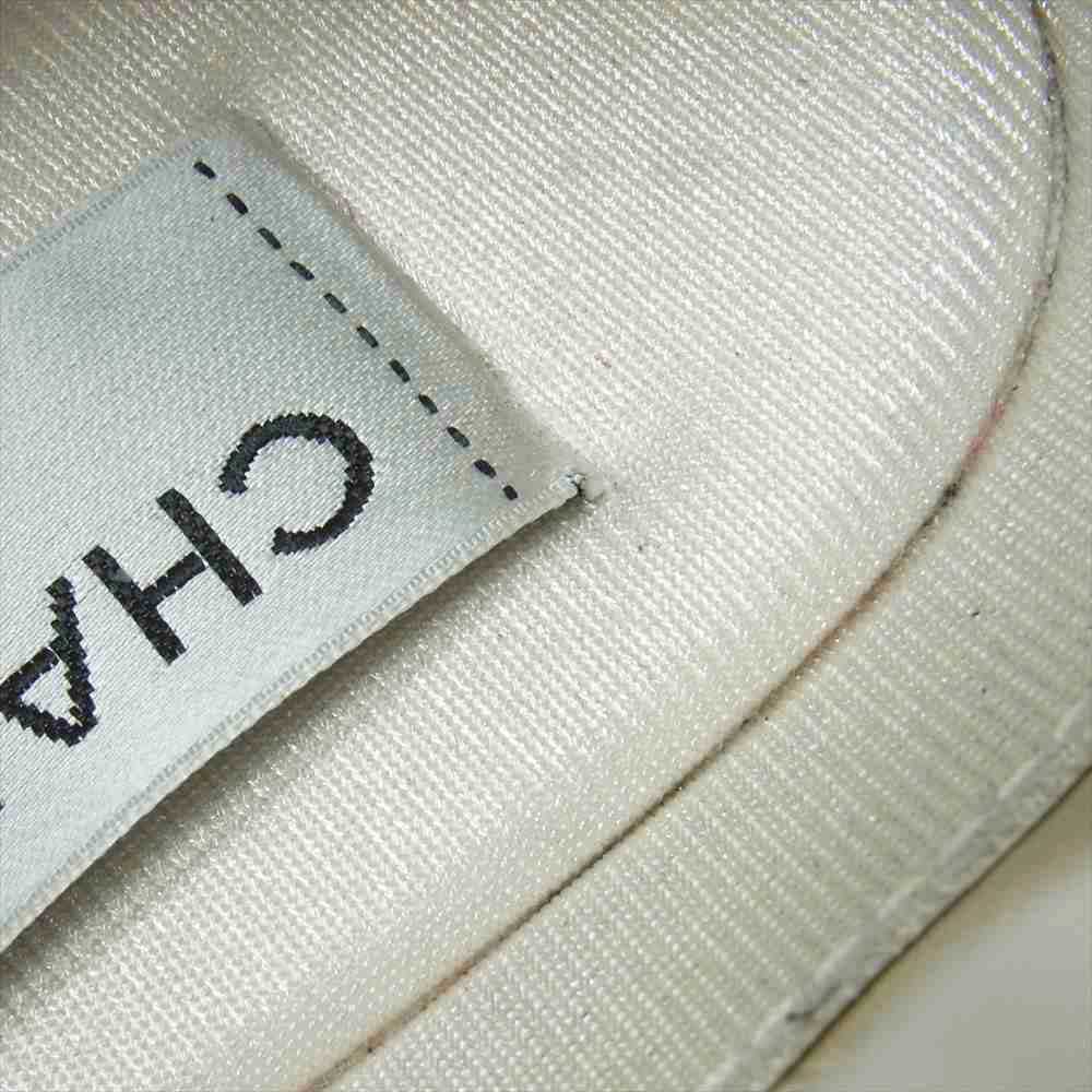 CHANEL シャネル G33746 ココマーク ローカット スニーカー ホワイト系 40【中古】